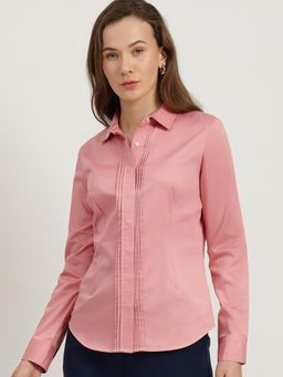 FableStreet - Pink Cotton Shirt