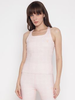 Guess - Women's Pink Printed Sleeveless Top