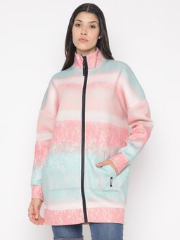 Guess - Women's Multi-Colour Ombre Front Open Sweatshirt
