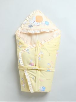 Mee Mee - Soft Hug Swaddle-Yellow-0-6 Months