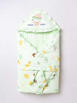 Mee Mee - Soft Hug Swaddle-Green-0-6 Months