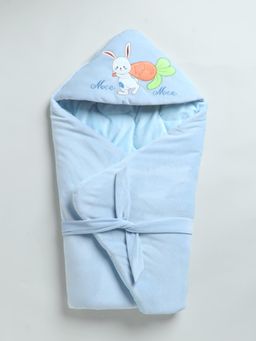 Mee Mee - Soft Hug Swaddle-Blue-0-6 Months