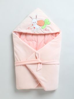 Mee Mee - Soft Hug Swaddle-Peach-0-6 Months