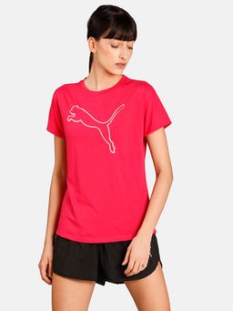 Puma - Cat Womens Pink T-Shirt