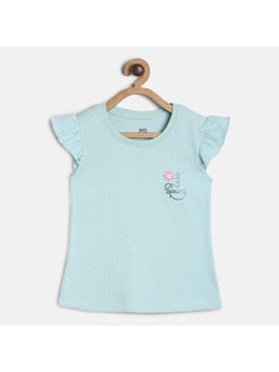 MINI KLUB - Kids Girls Green Knit Top