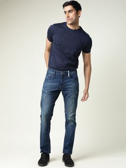 Rare Rabbit - Ferrer Navy Blue Jeans