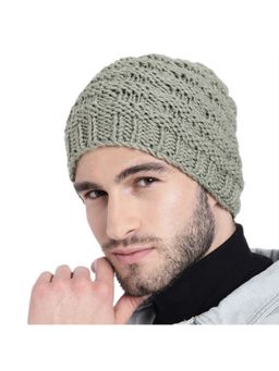 Magic Needles - Green Acrylic & Resin Beanie