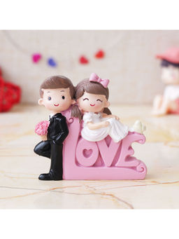 eCraftIndia - Cute Couple Love Decorative - Valentine's Day Gifts Multi-Color