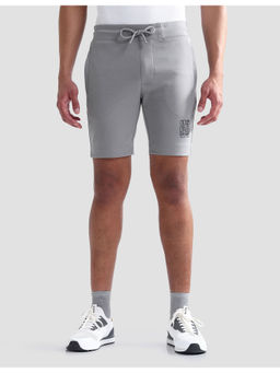 U.S. POLO ASSN. - Grey Solid Slim Fit Active Shorts