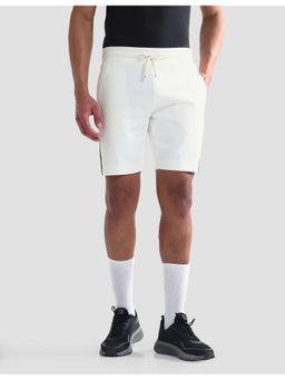 U.S. POLO ASSN. - White Solid Zipper Pocket Active Shorts