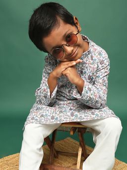 Sanwara - Multi-Colour Printed Kurta