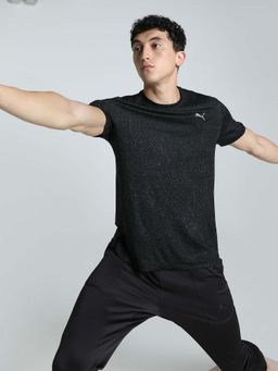 Puma - Studio Cloudspun Aop Mens Black Tees