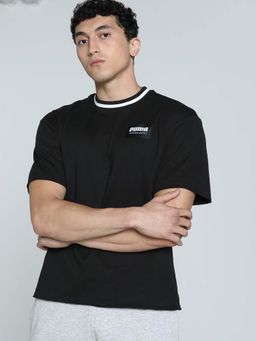 Puma - Summer Court Crew Mens Black Tee