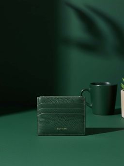 SILVIANO - Green Genuine Leather Luxury Zipper Wallet Rfid Gift Box Included