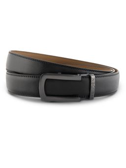 HALDEN - Vellano Black Belt with Classic Black Matt Buckle