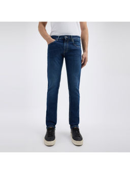 Pepe Jeans - Men Blue Slim Fit Mid Rise Jeans