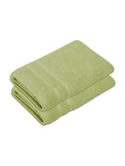 Boutique Living - Zen Living Cotton Bamboo 550 Gsm Green Hand Towels (Pack of 2)