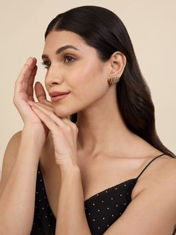 Isharya - Midnight Heartbeat Earrings 18Kt Gold Plated