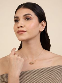 Isharya - Rainbow Spiral Necklace 18Kt Gold Plated