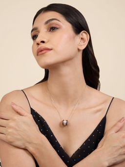 Isharya - Disco Enamel Necklace 18Kt Gold Plated