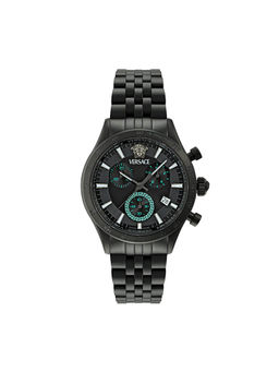 VERSACE - Helleny.Chrono 40 mm Black Dial Men Watch - VECFA0624 (M)