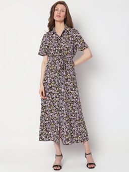 VERO MODA - Women Floral Print Multicolor Dress