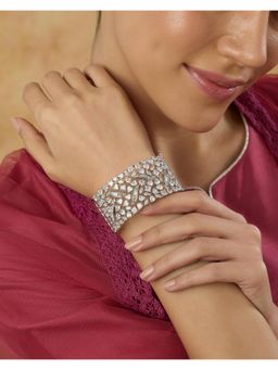 Indinoor - Zircon Cocktail Cuff Bracelet