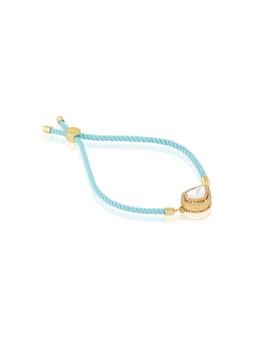 Indinoor - Shama Kundan Polki Rakhi Bracelet