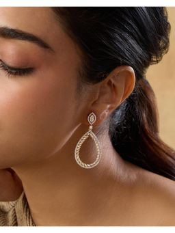 Indinoor - Zircon Roz Danglers