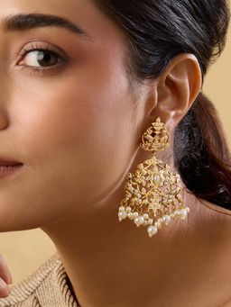 Indinoor - Jadau Small Chandelier Earrings