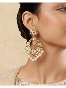 Indinoor - Rifa Jadau Chandbalis Earrings