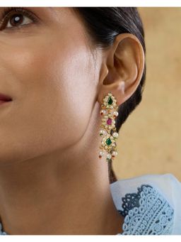 Indinoor - Auryani Jadau Danglers