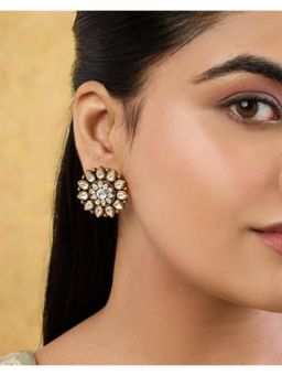 Indinoor - Jamira Kundan Polki Studs