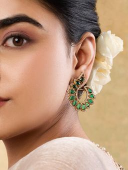 Indinoor - Torani Kundan Drop Earrings