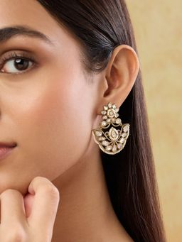 Indinoor - Sarinii Kundan Earrings