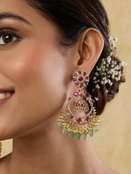 Indinoor - Maro Kundan Earrings