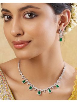 Indinoor - Jashna Zircon Necklace Set