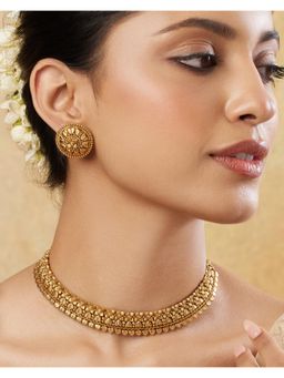 Indinoor - Sona Temple Necklace Set