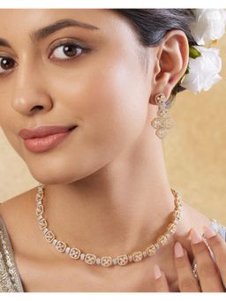 Indinoor - Devina Two-Tone Necklace Set