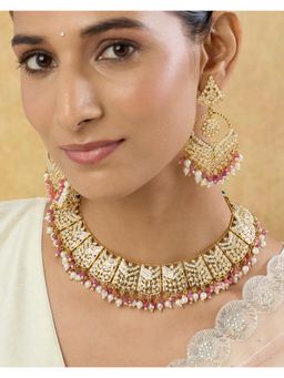 Indinoor - Izvara Jadau Necklace Set