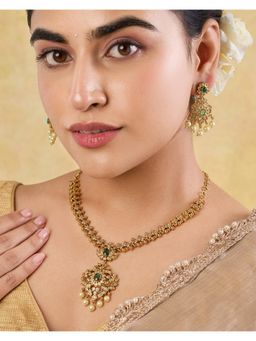 Indinoor - Kajuva Temple Necklace Set