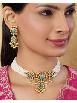 Indinoor - Chitrika Jadau Necklace Set