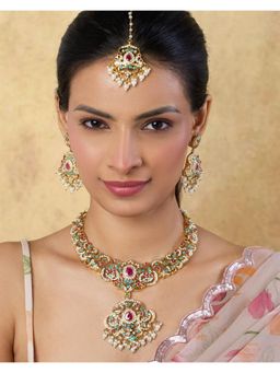 Indinoor - Rekhiya Jadau Necklace Set