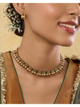 Indinoor - Nazaqhat Temple Necklace Set