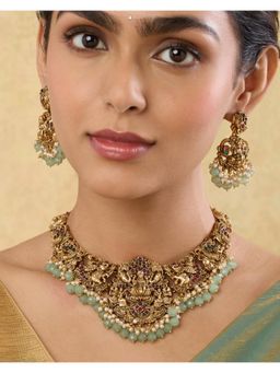 Indinoor - Charumati Temple Necklace Set