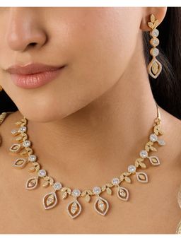 Indinoor - Bazm Zircon Necklace Set