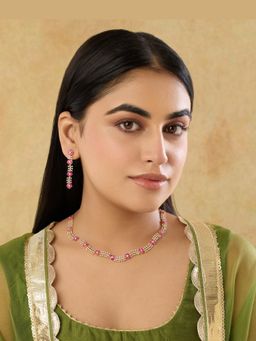 Indinoor - Bahaar Zircon Necklace Set
