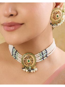 Indinoor - Gulrukh Jadau Necklace Set