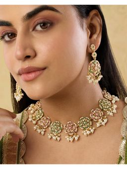 Indinoor - Eliora Jadau Necklace Set