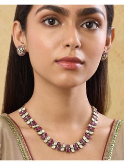 Indinoor - Isari Kundan Necklace Set